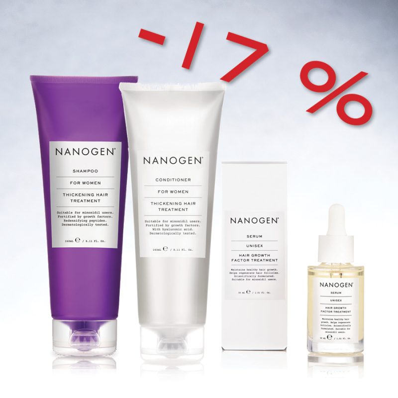 Nanogen vlasový set #4 pre ženy