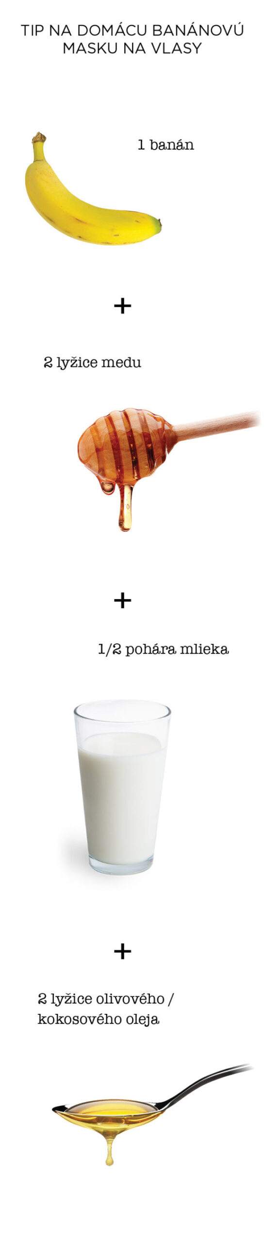 banánová maska na vlasy