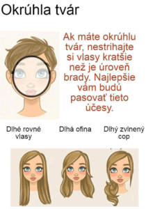 účesy pre okrúhlu tvár